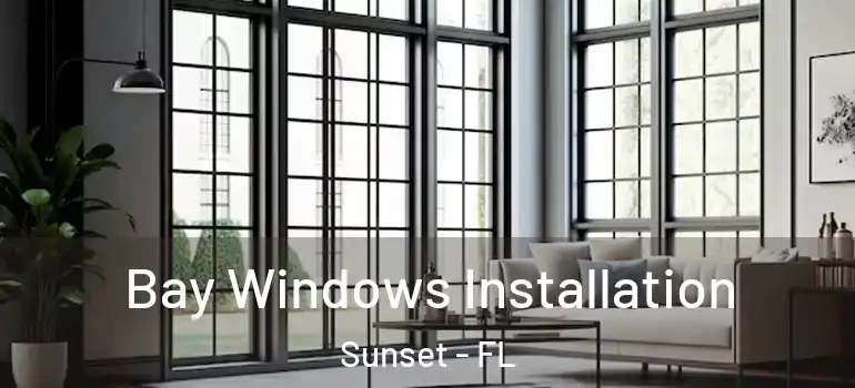  Bay Windows Installation Sunset - FL