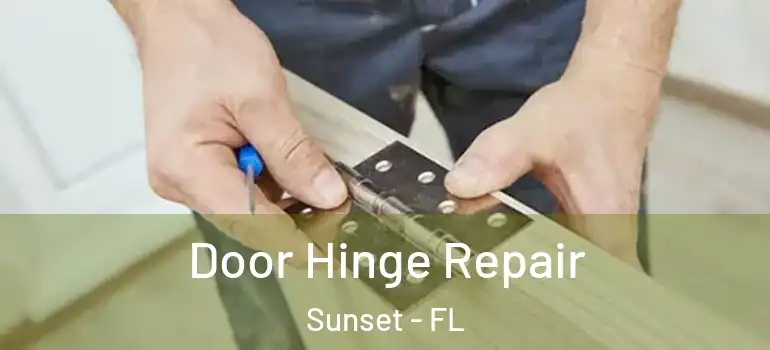  Door Hinge Repair Sunset - FL