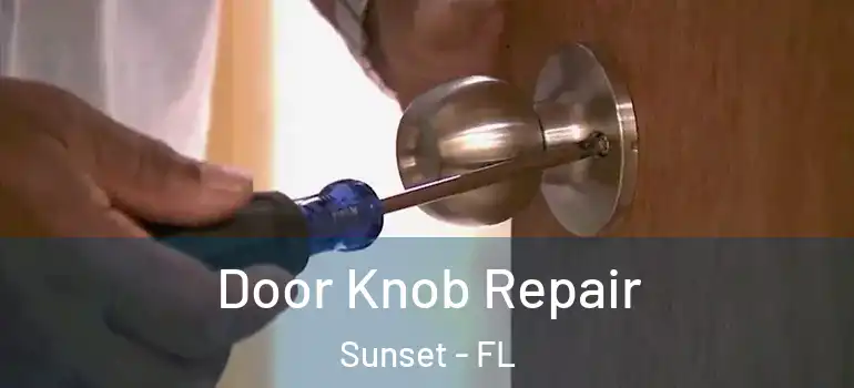  Door Knob Repair Sunset - FL