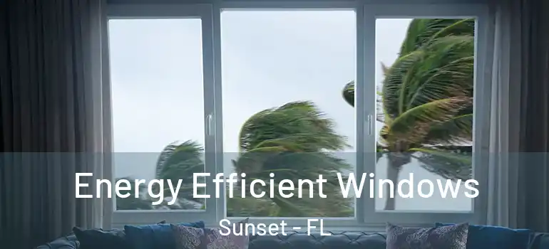  Energy Efficient Windows Sunset - FL