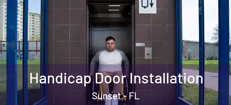  Handicap Door Installation Sunset - FL