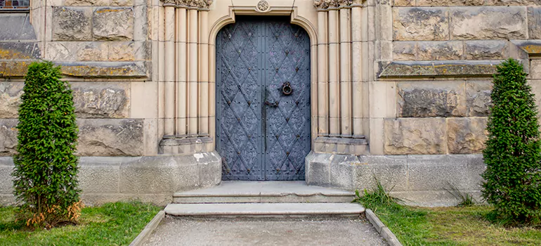 Traditional Double Front Doors in Sunset, FL
