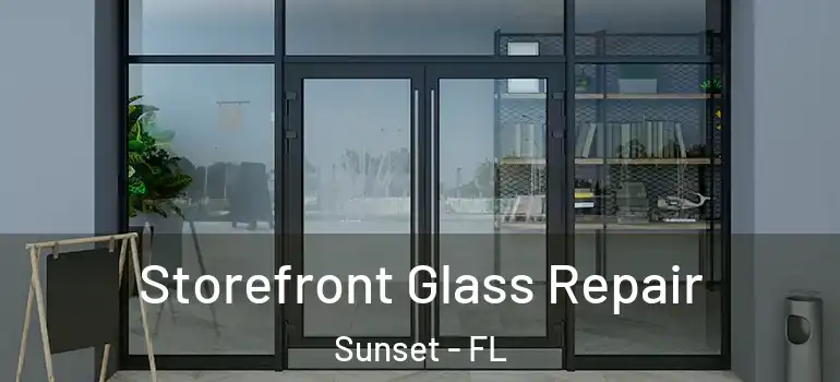  Storefront Glass Repair Sunset - FL
