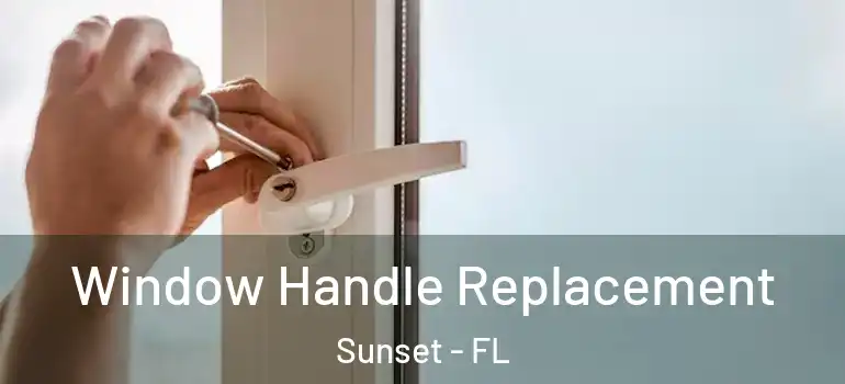  Window Handle Replacement Sunset - FL