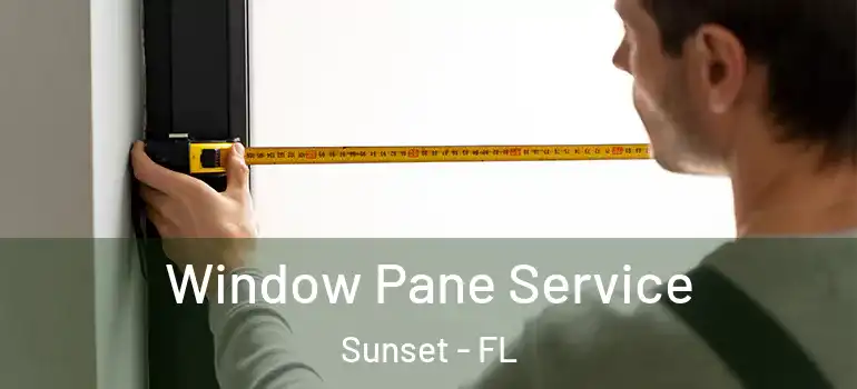  Window Pane Service Sunset - FL